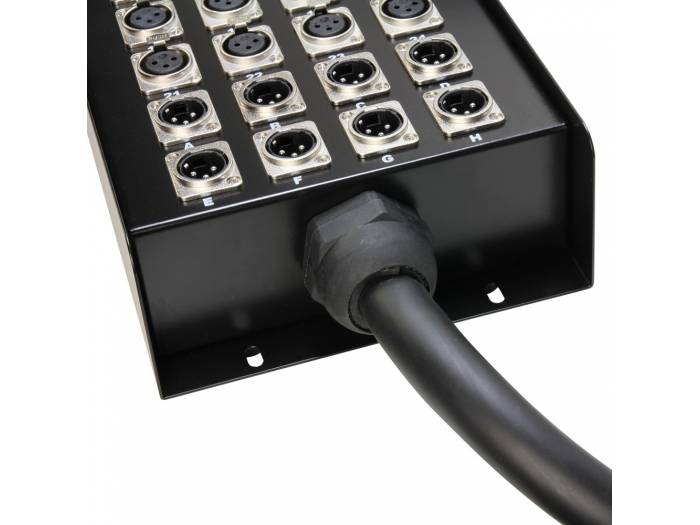 Adam Hall Cables K 32 C 50 - Manguera de Cable con Cajetín de Escenario 24/8 50 m