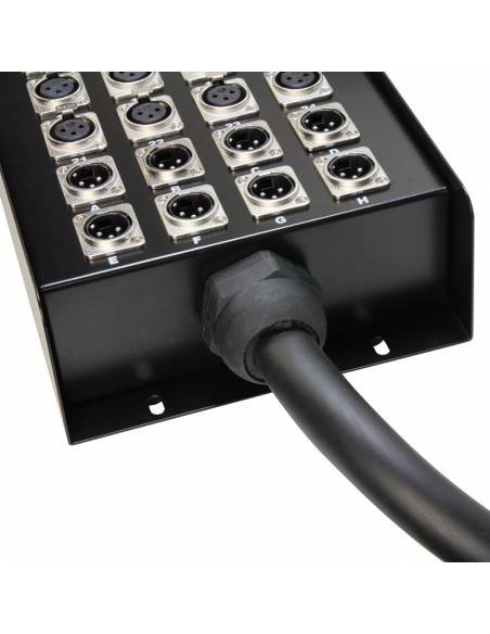 Adam Hall Cables K 32 C 50 - Manguera de Cable con Cajetín de Escenario 24/8 50 m