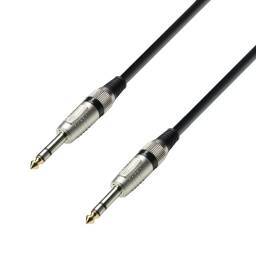 Adam Hall Cables 3 STAR BVV 0090 - Cable de Audio de Jack 6,3 mm estéreo a Jack 6,3 mm estéreo 0,9 m - 1