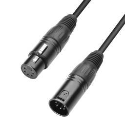 Adam Hall Cables 3 STAR DGH 2000 - Cable DMX de XLR 5 Pines macho a XLR 5 Pines hembra 20 m