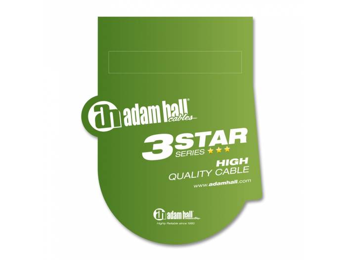Adam Hall Cables 3 STAR DMF 0050 - Cable DMX de XLR macho a XLR hembra 0,5 m