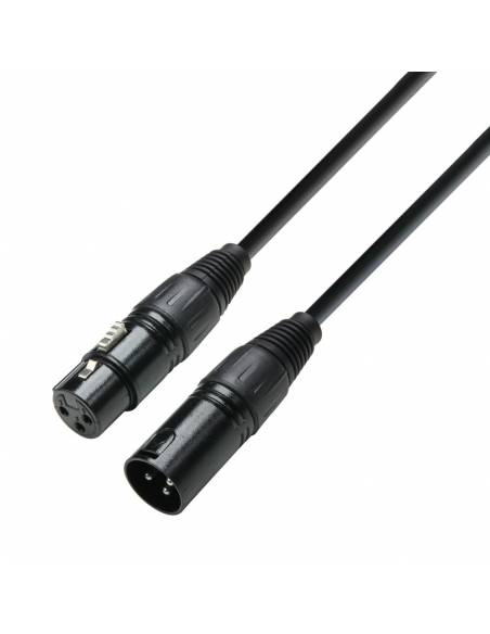 Adam Hall Cables 3 STAR DMF 0150 - Cable DMX de XLR macho a XLR hembra 1,5 m