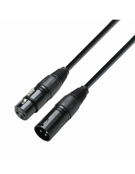 Adam Hall Cables 3 STAR DMF 1000 - Cable DMX de XLR macho a XLR hembra 10 m