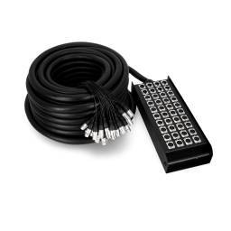 Adam Hall Cables K 40 C 30 - Manguera de Cable con Cajetín de Escenario 32/8 30 m