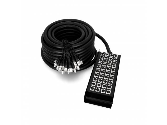 Adam Hall Cables K 40 C 30 - Manguera de Cable con Cajetín de Escenario 32/8 30 m