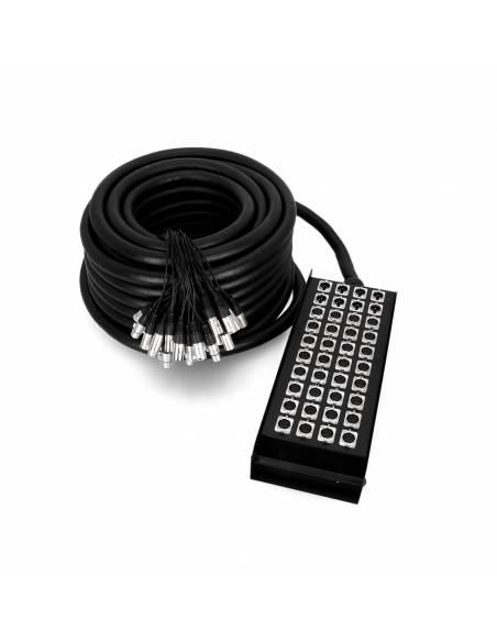 Adam Hall Cables K 40 C 30 - Manguera de Cable con Cajetín de Escenario 32/8 30 m