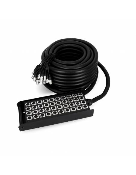 Adam Hall Cables K 40 C 30 - Manguera de Cable con Cajetín de Escenario 32/8 30 m