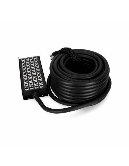 Adam Hall Cables K 40 C 30 - Manguera de Cable con Cajetín de Escenario 32/8 30 m