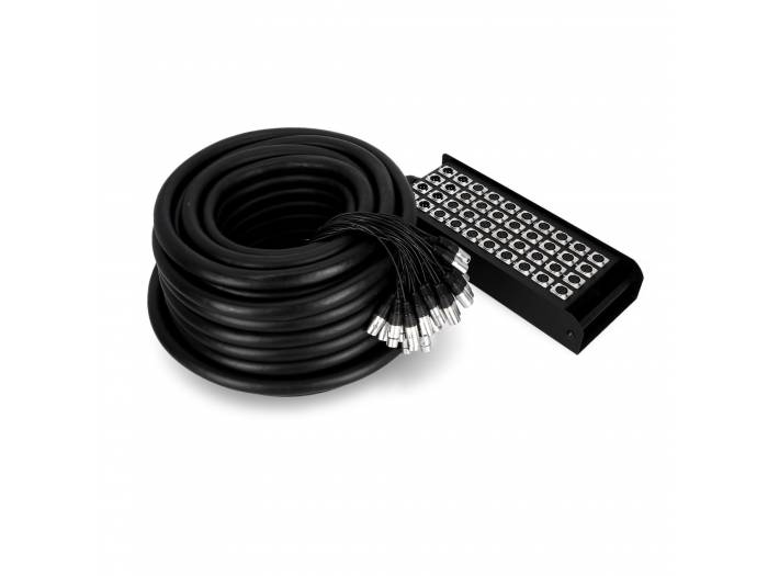 Adam Hall Cables K 40 C 30 - Manguera de Cable con Cajetín de Escenario 32/8 30 m