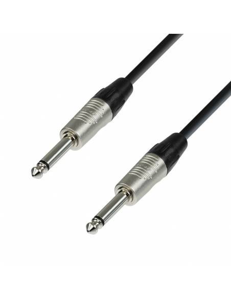 Adam Hall Cables 4 STAR IPP 0150 - Cable de Instrumento REAN de Jack 6,3 mm mono a Jack 6,3 mm mono 1,5 m