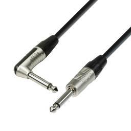 Adam Hall Cables 4 STAR IPR 0600 - Cable de Instrumento REAN de Jack 6,3 mm mono a Jack 6,3 mm mono acodado 6 m