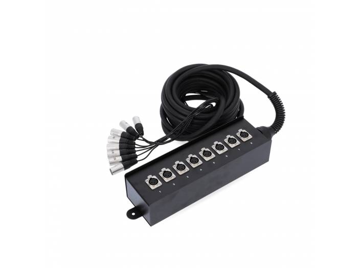 Adam Hall Cables K 8C 10 - Cajetín de Escenario 8/0 10 m