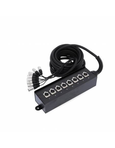 Adam Hall Cables K 8C 10 - Cajetín de Escenario 8/0 10 m