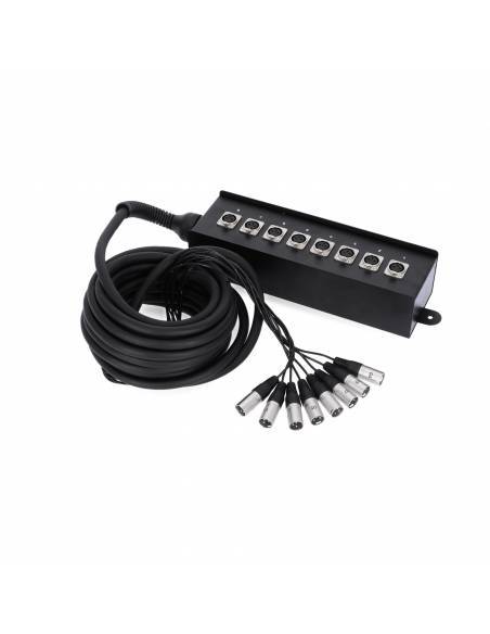 Adam Hall Cables K 8C 10 - Cajetín de Escenario 8/0 10 m