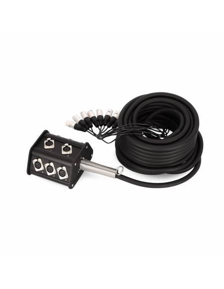 Adam Hall Cables K 8 C 15 P - Cajetín de Escenario 8/0 15 m