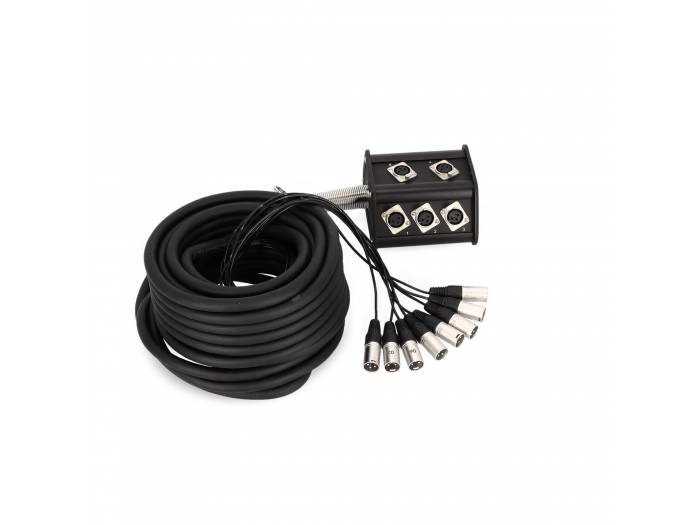 Adam Hall Cables K 8 C 15 P - Cajetín de Escenario 8/0 15 m
