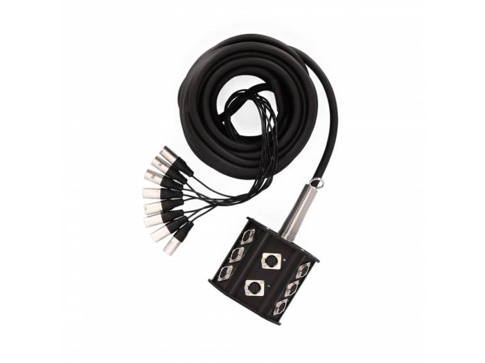 Adam Hall Cables K 8 C 15 P - Cajetín de Escenario 8/0 15 m