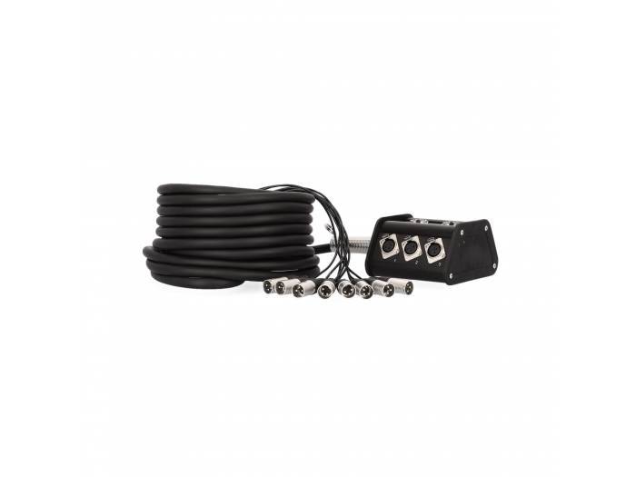 Adam Hall Cables K 8 C 15 P - Cajetín de Escenario 8/0 15 m