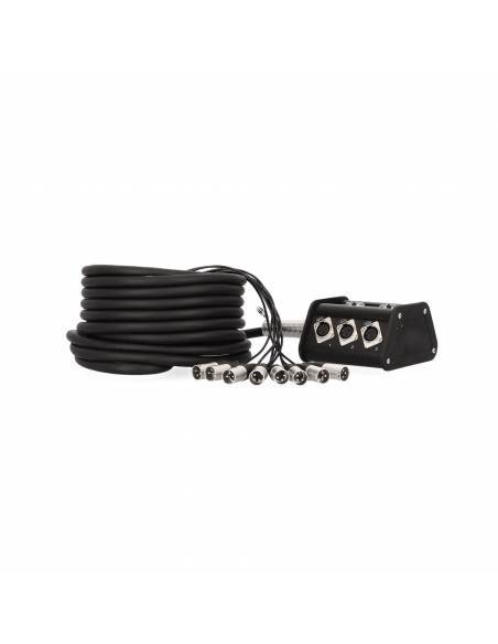 Adam Hall Cables K 8 C 15 P - Cajetín de Escenario 8/0 15 m