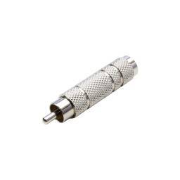 Adam Hall Connectors 7541 - Adaptador de Jack 6,3 mm hembra mono a RCA macho - 1