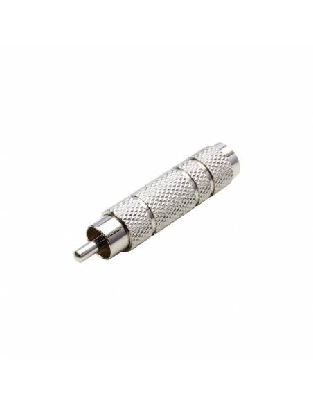 Adam Hall Connectors 7541 - Adaptador de Jack 6,3 mm hembra mono a RCA macho - 1