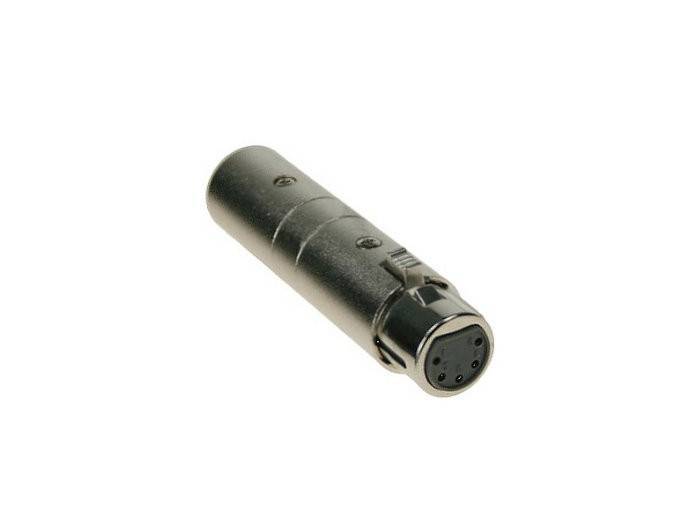 Adam Hall Connectors 7870 - Adaptador de XLR macho 3 Pines a XLR hembra 5 Pines