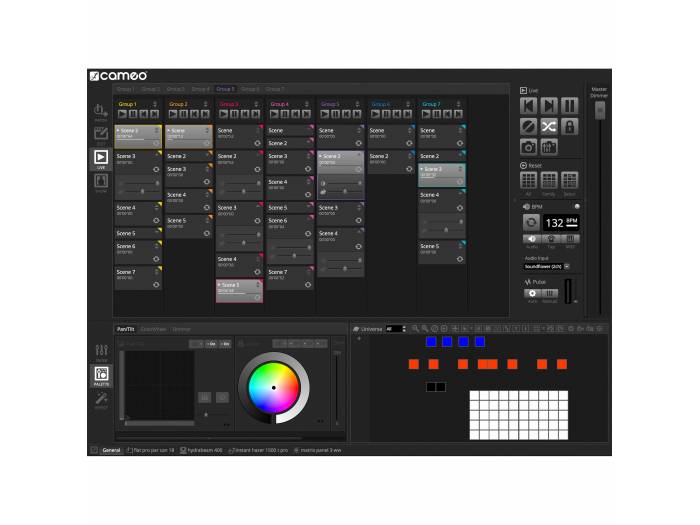 Cameo DVC - Interfaz USB a DMX con 512 canales y software de control