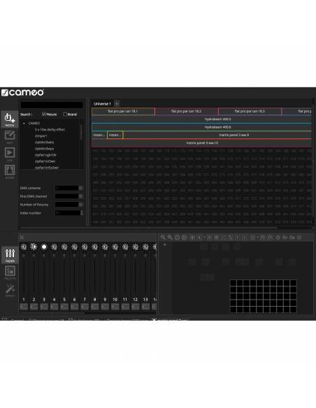 Cameo DVC PRO - Interfaz USB a DMX de 1024 canales con WiFi-Access y software de control