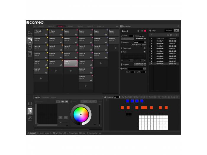 Cameo DVC PRO - Interfaz USB a DMX de 1024 canales con WiFi-Access y software de control