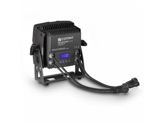 Cameo FLOOD 600 IP65 - Proyector de exterior con 9 LED RGBWA+UV 6 en 1 de 12 W