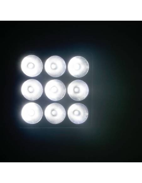 Cameo FLOOD 600 IP65 - Proyector de exterior con 9 LED RGBWA+UV 6 en 1 de 12 W