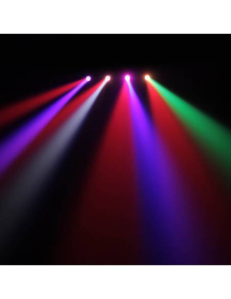 Cameo HYDRABEAM 400 RGBW - Set con 4 cabezas móviles ultrarrápidas de LEDs RGBW CREE de 10 W