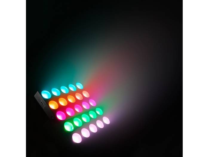 Cameo MATRIX PANEL 10 W RGB - Panel de matriz de LED RGB 5 x 5 con control individual de píxeles - 9