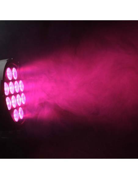 Cameo FLAT PRO® 12 IP65 - Foco Outdoor PAR LED RGBWA plano 12 x 10 W con Carcasa negra