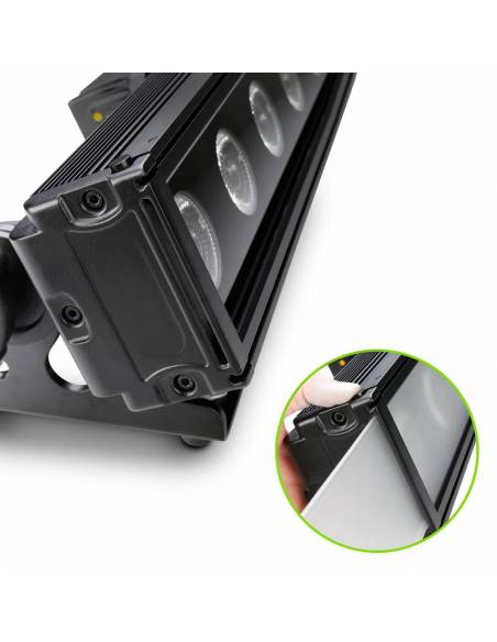 Cameo PIXBAR 600 PRO IP65 - Barra de LED RGBWA+UV 12 × 12 W compatible con RDM para exterior