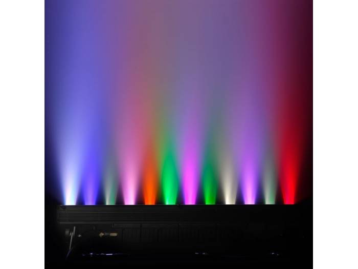 Cameo PIXBAR 600 PRO IP65 - Barra de LED RGBWA+UV 12 × 12 W compatible con RDM para exterior