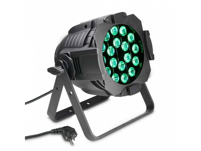 Cameo STUDIO PAR 64 Q 8W - Foco PAR LED de cuatro colores RGBW 18 x 8 W con Carcasa negra