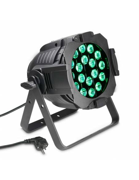 Cameo STUDIO PAR 64 Q 8W - Foco PAR LED de cuatro colores RGBW 18 x 8 W con Carcasa negra