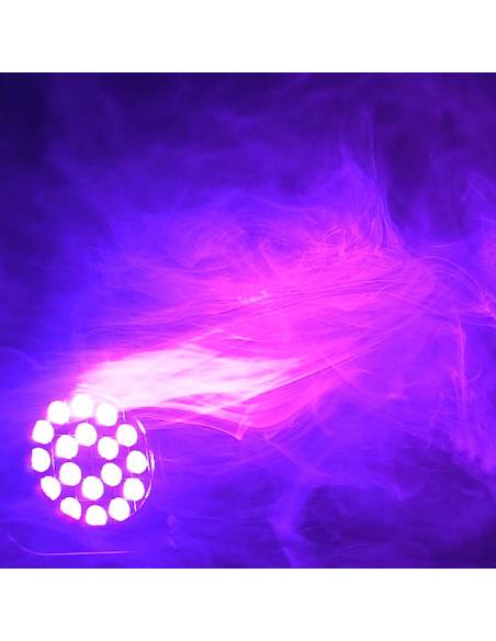 Cameo STUDIO PAR 64 Q 8W - Foco PAR LED de cuatro colores RGBW 18 x 8 W con Carcasa negra