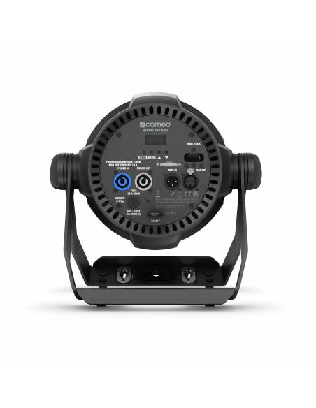 Cameo STUDIO PAR 6 G2 - Foco PAR LED con 12 luces LED RGBAWUV 6 en 1