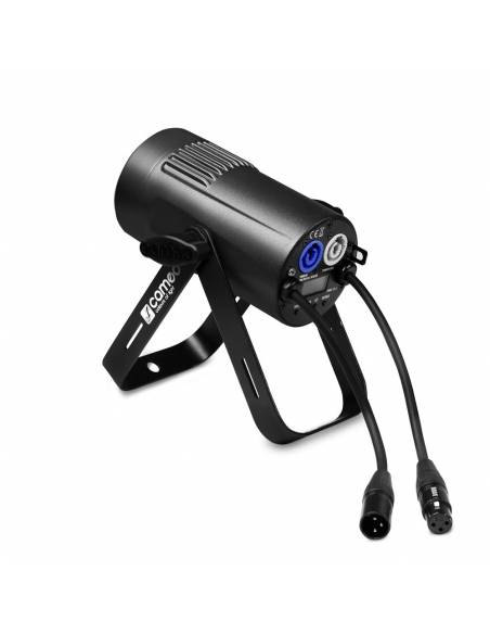 Cameo Q-SPOT 15 W - Foco de iluminación compacto con LED de 15 W blanco cálido en carcasa negra