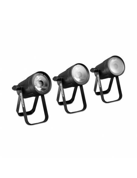 Cameo Q-SPOT 15 W - Foco de iluminación compacto con LED de 15 W blanco cálido en carcasa negra