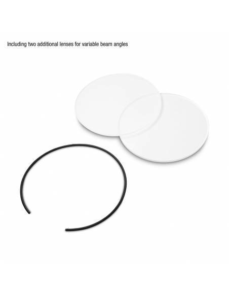 Cameo Q-SPOT 15 W - Foco de iluminación compacto con LED de 15 W blanco cálido en carcasa negra