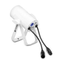 Cameo Q-SPOT 15 W WH - Foco de iluminación compacto con LED de 15 W blanco cálido en carcasa blanca - 1 2