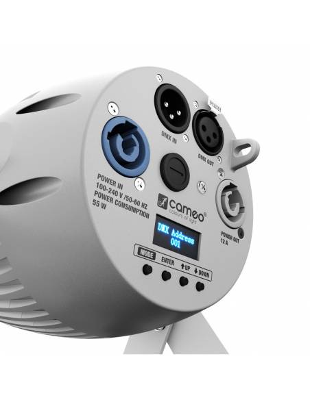 Cameo Q-SPOT 40 RGBW WH - Foco compacto con LED RGBW de 40 W en color blanco