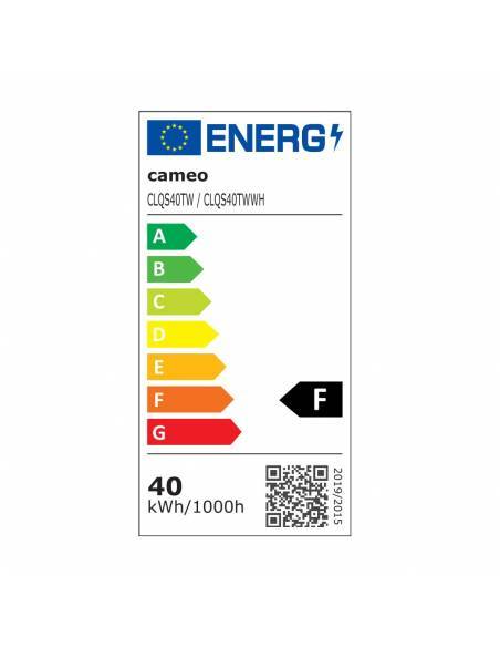 Cameo Q-SPOT 40 TW - Foco compacto con LED Tunable White de 40 W en color negro
