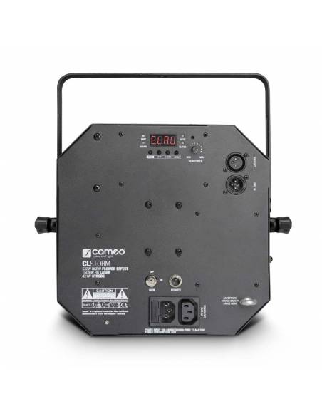 Cameo STORM - Efecto de luces 3 en 1, 5 x 3 W RGBWA derby, estrobo y láser grating