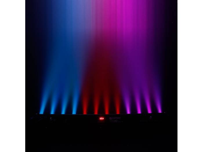 Cameo TRIBAR 200 IR - Barra de LEDs tricolor 12 x 3 W con carcasa negra y mando a distancia por infrarrojos