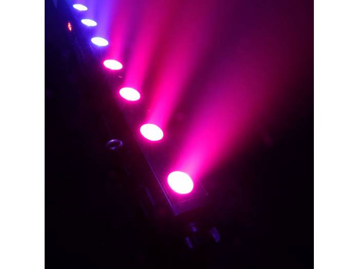 Cameo TRIBAR 200 IR - Barra de LEDs tricolor 12 x 3 W con carcasa negra y mando a distancia por infrarrojos