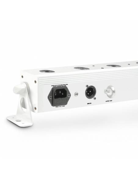 Cameo TRIBAR 200 IR WH - Barra de LEDs tricolor 12 x 3 W con carcasa blanco y mando a distancia por infrarrojos